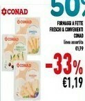 Conad Conad - Maasdam 8 Fette Freschi & Convenienti 200 G(ml) offerta