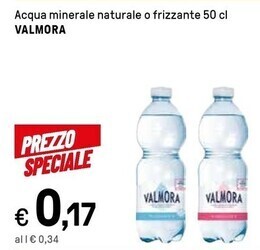 Iper La Grande Valmora acqua minerale naturale offerta