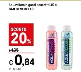 Iper La Grande San benedetto aquavitamin gusti assortiti offerta