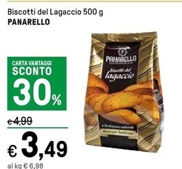 Iper La Grande Panarello biscotti del lagaccio offerta