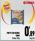 Conad Conad - Finette Con Cheddar 150 G(ml) offerta
