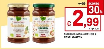 Iper La Grande Rigoni di asiago nocciolata offerta
