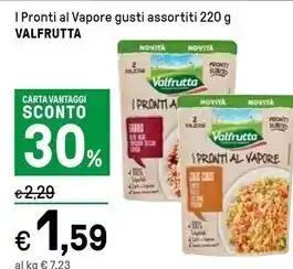 Iper La Grande Valfrutta i pronti al vapore offerta