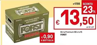 Iper La Grande Forst birra premium offerta