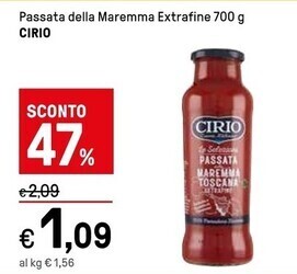 Iper La Grande Cirio passata della maremma extrafine offerta