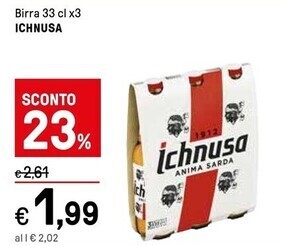 Iper La Grande Ichnusa birra offerta