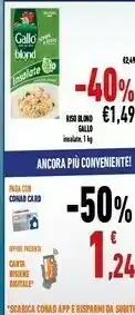 Conad Gallo - Riso offerta