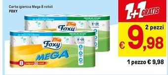Iper La Grande Foxy carta igienica mega offerta