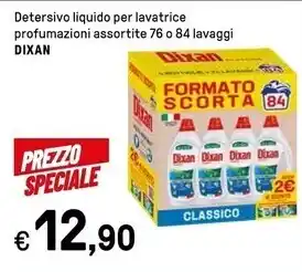 Iper La Grande Dixan detersivo liquido per lavatrice offerta
