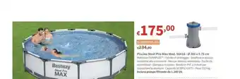 Piscina steel pro max mod. 56416 ø 366 x h 76 cm