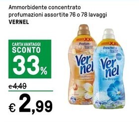 Iper La Grande Vernel ammorbidente concentrato offerta