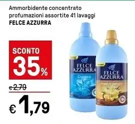 Iper La Grande Felce azzurra ammorbidente concentrato offerta