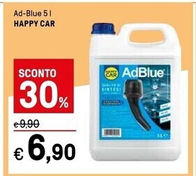 Iper La Grande Happy car ad-blue offerta