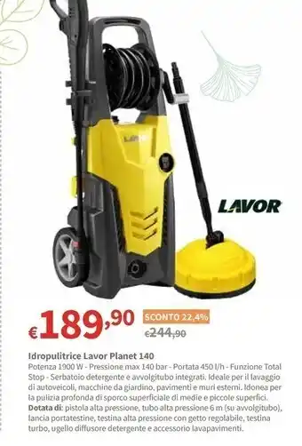 Lavor idropulitrice planet 140