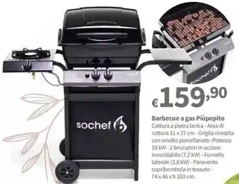 Progress Sochef - barbecue a gas piùpepito offerta