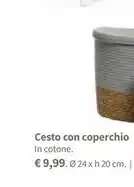 Cesto con coperchio