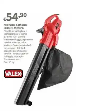 Valex - aspiratore- soffiatore elettrico as280fg