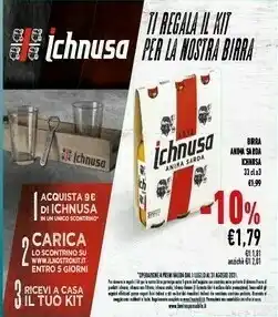 Conad Ichnusa Birra Anima Sarda offerta