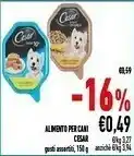 Conad Cesar Alimento Per Cani 150 G offerta