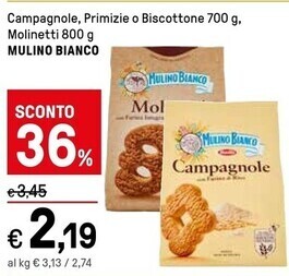 Iper La Grande Mulino bianco campagnole offerta