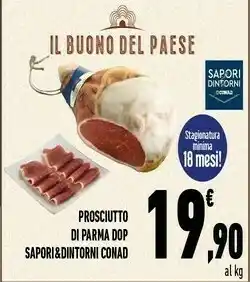 Conad Conad Prosciutto Di Parma Dop Sapori E Dintorni offerta