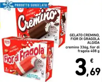 Spazio Conad ALGIDA GELATO CREMINO, FIOR DI GRAGOLA 336 g, 408 g offerta