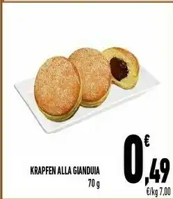 Conad Krapfen Alla Gianduia offerta