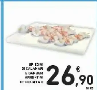 Conad Spiedini Di Calamari E Gamberi Argentini offerta