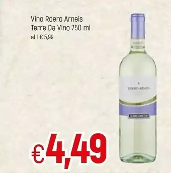 Famila Terre Da Vino Roero Arneis offerta