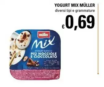 Basko Muller Mix Yogurt Al Cocco Più Cioccolato 150 G(ml) offerta
