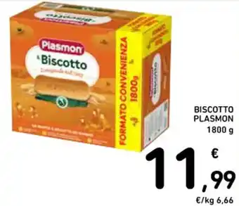 Spazio Conad BISCOTTO PLASMON 1800 g offerta