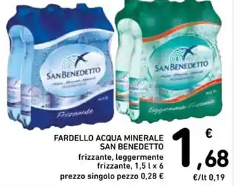 Spazio Conad SAN BENEDETTO FARDELLO ACQUA MINERALE 1,5 l x 6 offerta