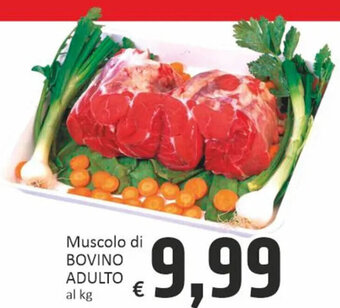 Paghi Poco Muscolo di BOVINO ADULTO al kg offerta