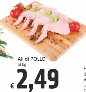 Paghi Poco Ali di POLLO al kg offerta