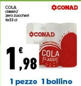 Conad Conad Cola Classic offerta