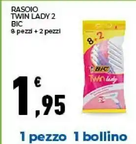 Conad Bic Rasoio Twin Lady 2 offerta