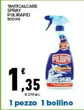 Conad Pulirapid Anticalcare Spray offerta