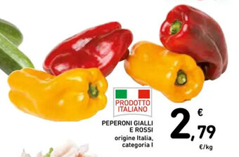 Spazio Conad PEPERONI GIALLI E ROSSI offerta