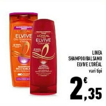 Conad L'Oreal Linea Shampoo offerta