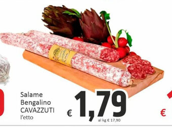 Paghi Poco Salame Bengalino CAVAZZUTI l'etto offerta