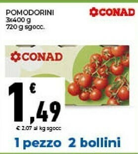 Conad Pomodorini offerta