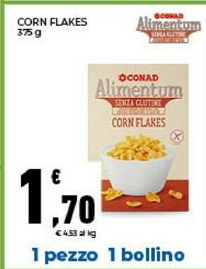 Conad Corn Flakes offerta