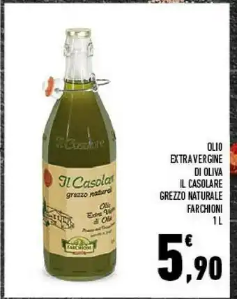 Conad Il casolare Olio Extra Vergine Di Oliva Grezzo Naturale 1000 Ml offerta