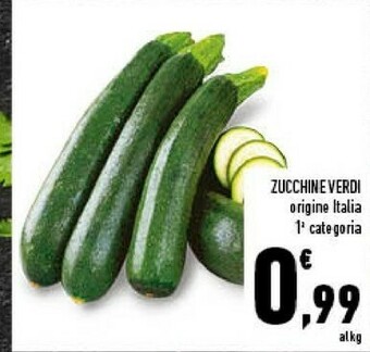 Conad Zucchine Verdi offerta