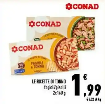 Conad City Conad - Fagioli E Tonno 320 G(ml) offerta