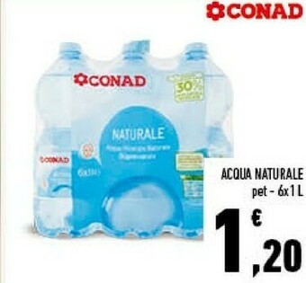 Conad Conad - Acqua Naturale 1000 G(ml) offerta