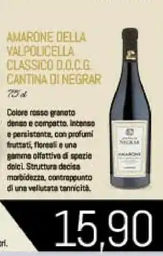 Conad City Cantina Di Negrar Amarone Della Valpolicella Classico Docg offerta