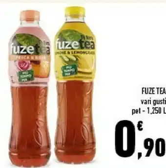 Conad Fuze Tea - Limone Con Una Nota Di Lemongrass 1250 G(ml) offerta