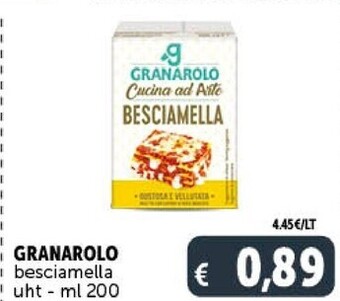 Gourmet Déco Granarolo besciamella uht offerta