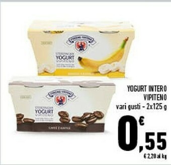 Conad Vipiteno Yogurt Intero offerta